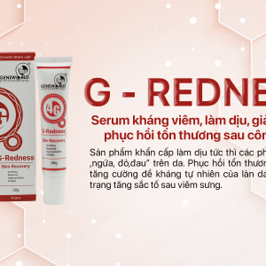 G- REDNESS Serum hỗ trợ làm dịu da, phục hồi tổn thương da sau xâm lấn