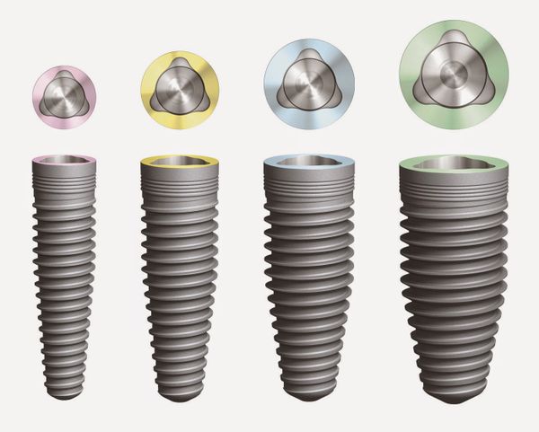 Các loại implant phổ biến - Nha khoa Á Đông